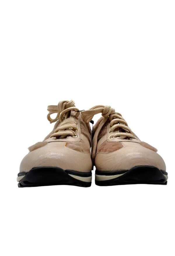 LONGCHAMP  -  CALF HAIR ATHLETIC SNEAKERS - Image 9
